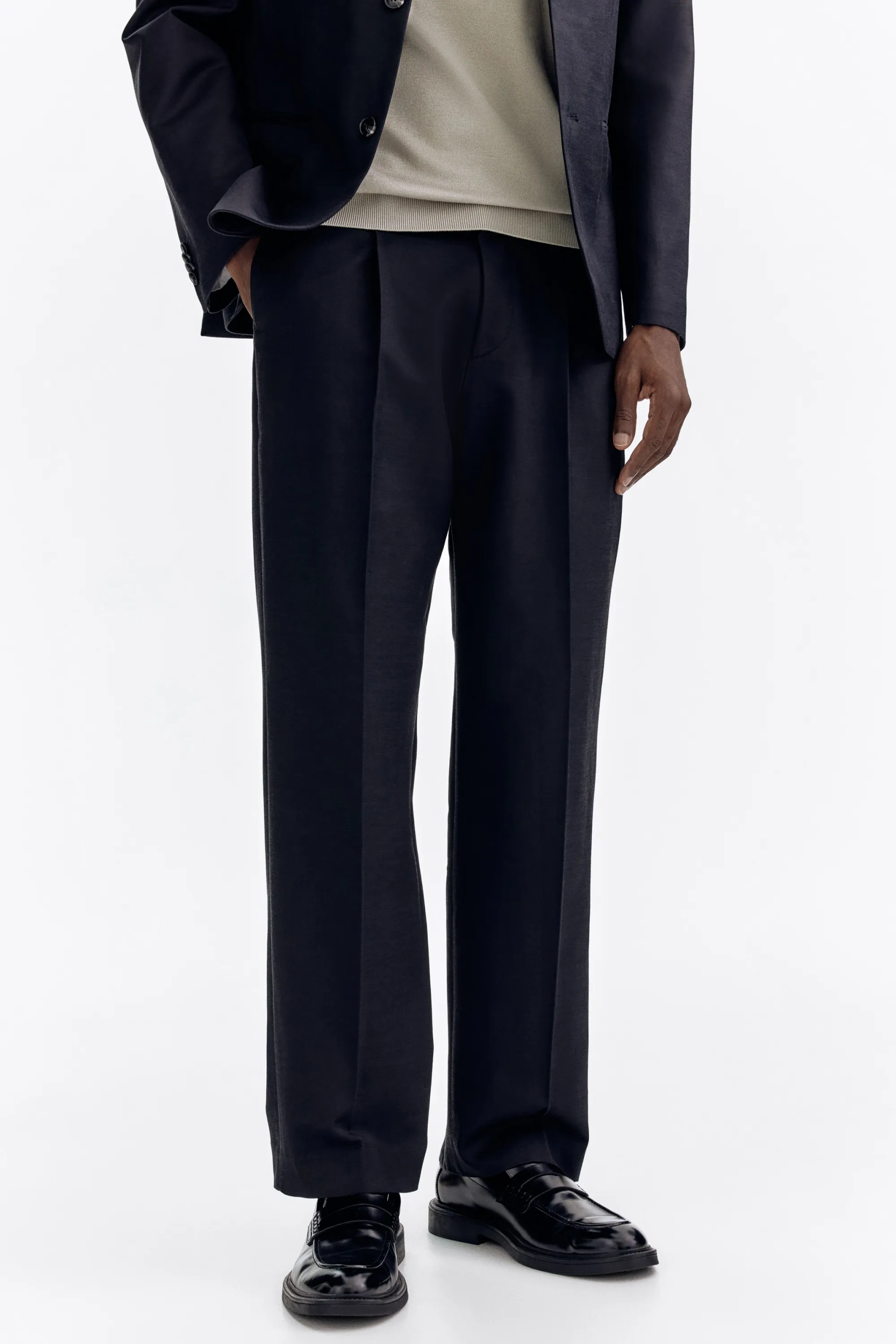 Pantalon de costume Regular Fit - Noir