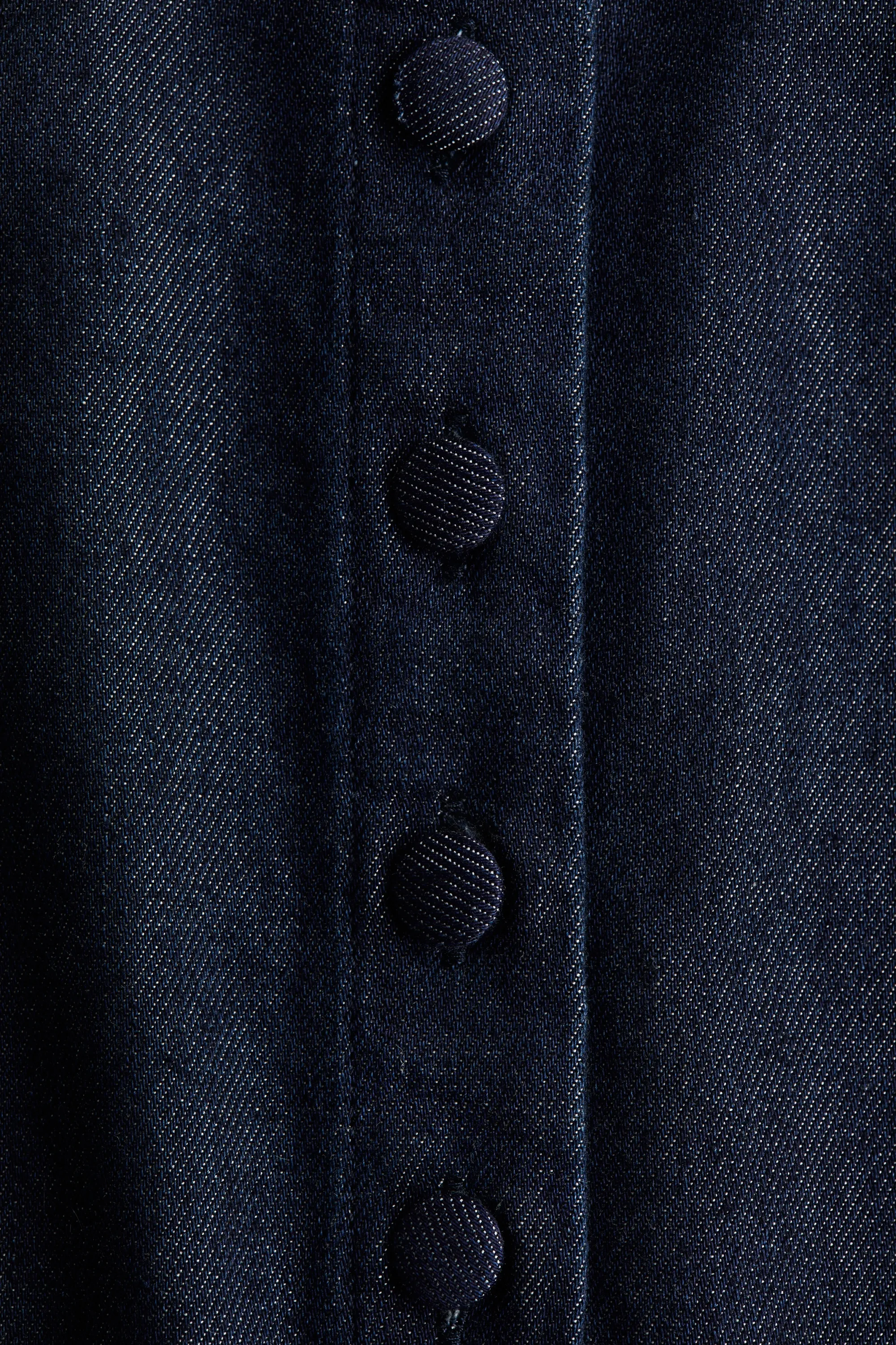 Robe en denim - Bleu denim foncé