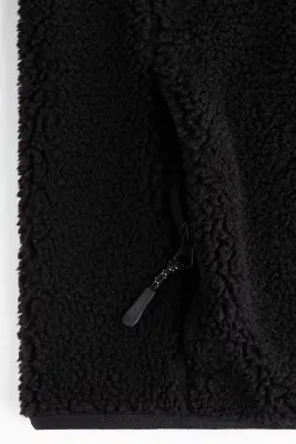 Veste de sport en tissu Teddy bear - Noir — photo 5