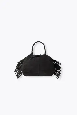 Sac à franges en cuir Femme — photo 4