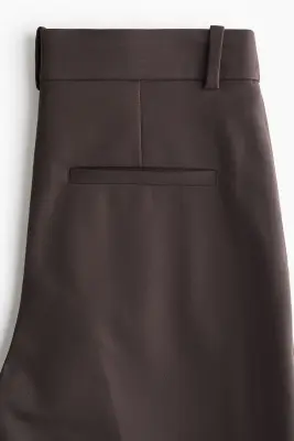 Pantalon cigarette - Marron foncé — photo 4