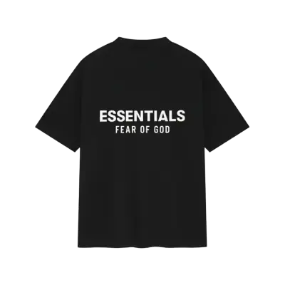 Fear of God Essentials Classic Short Sleeve Tee Jet Black — photo 2
