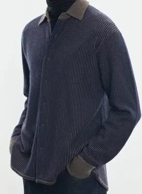 Chemise en laine et cachemire — photo 3
