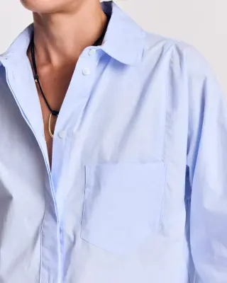 Chemise Eustache bleu ciel — photo 2