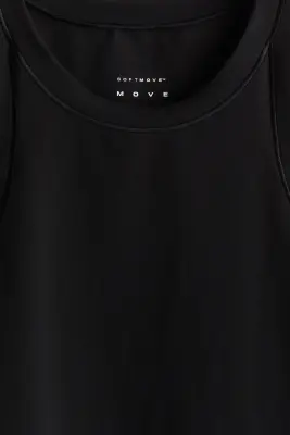 Débardeur de sport Slim Fit SoftMove™ - Noir — photo 4