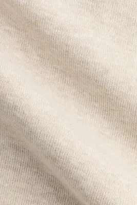 Pantalon large en maille fine - Beige clair chiné — photo 4