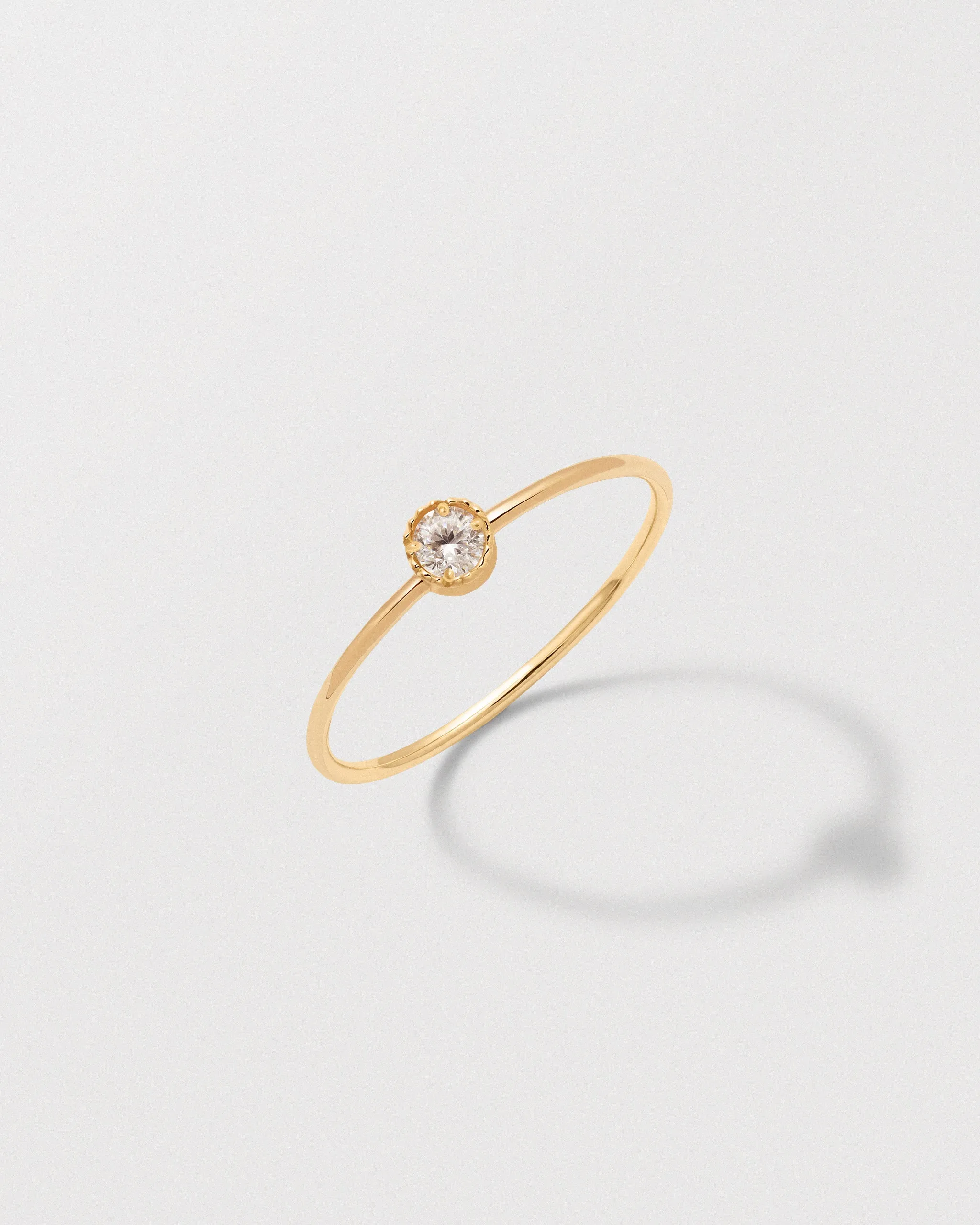 BAGUE FUKA DIAMANT - Or blanc 18 carats