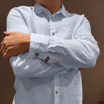 Chemise Constance Homme Ciel — photo 2