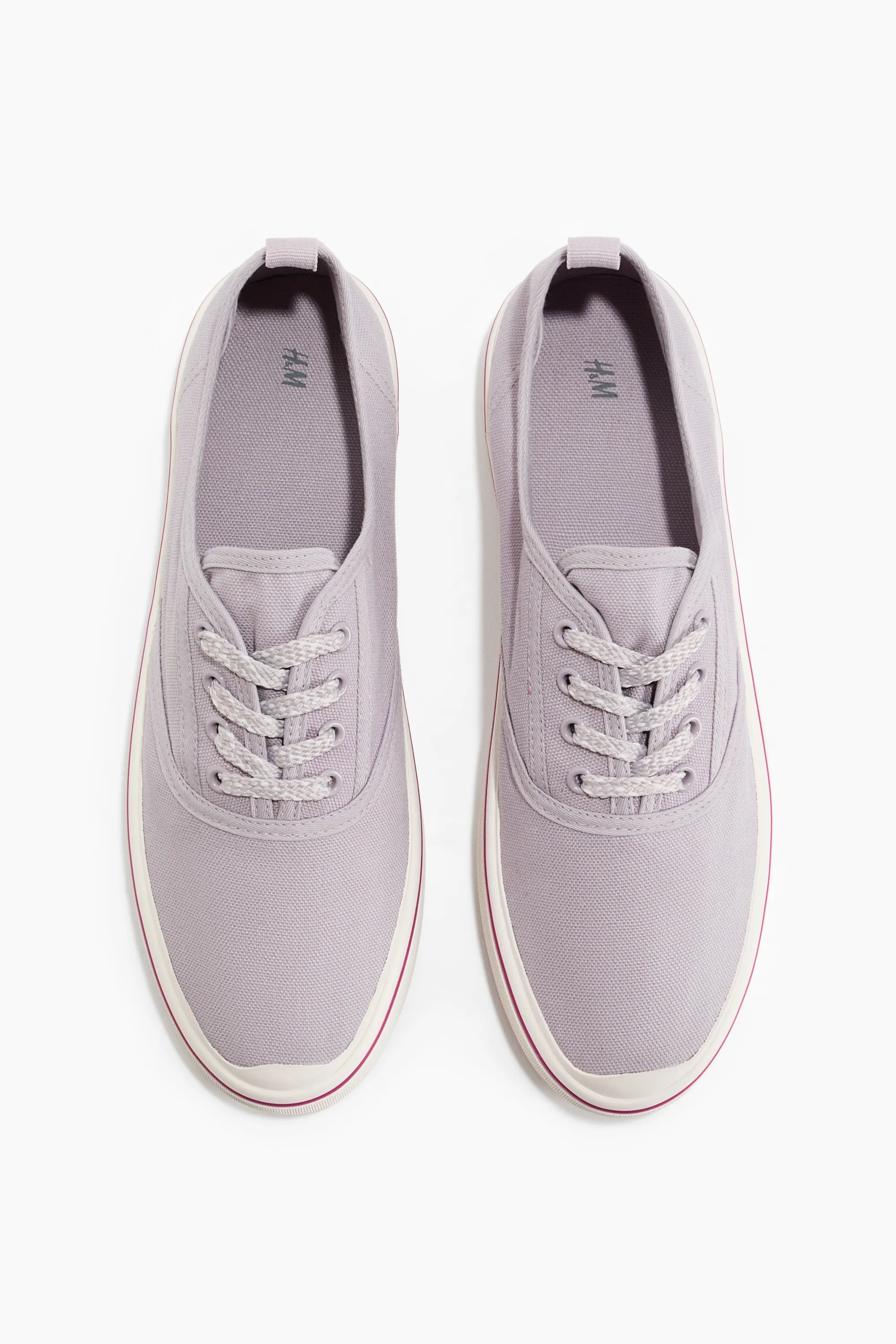 Sneakers en toile de coton - Lilas
