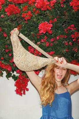 Sac croissant bandana Femme — photo 2