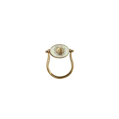 Bague Luna Pivot Grenat — photo 3