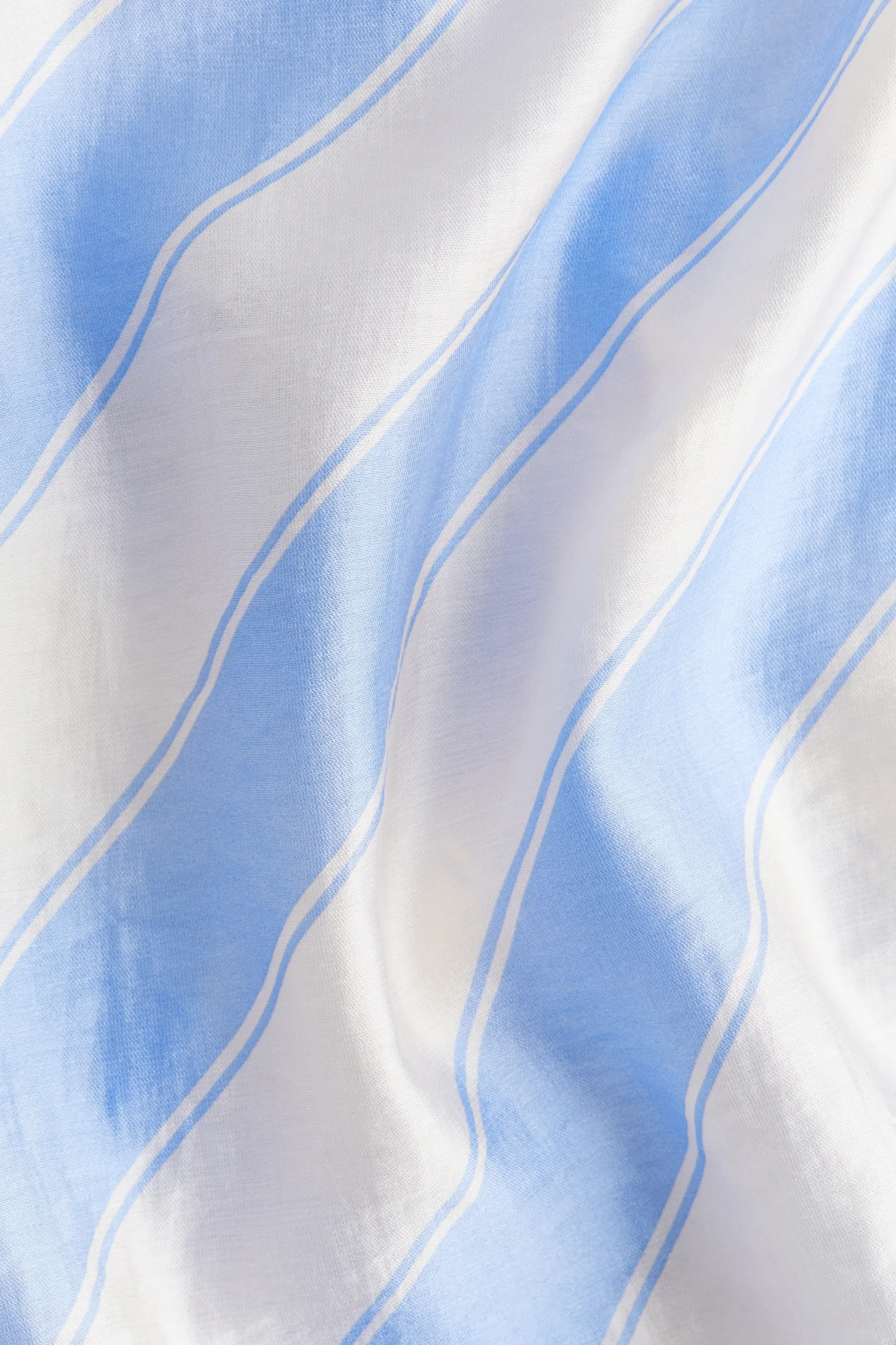 Top dos nu - Blanc/rayures bleu clair