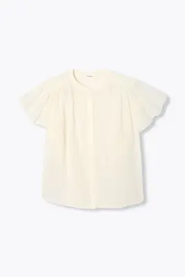 Chemise en cotonnade unie — photo 1