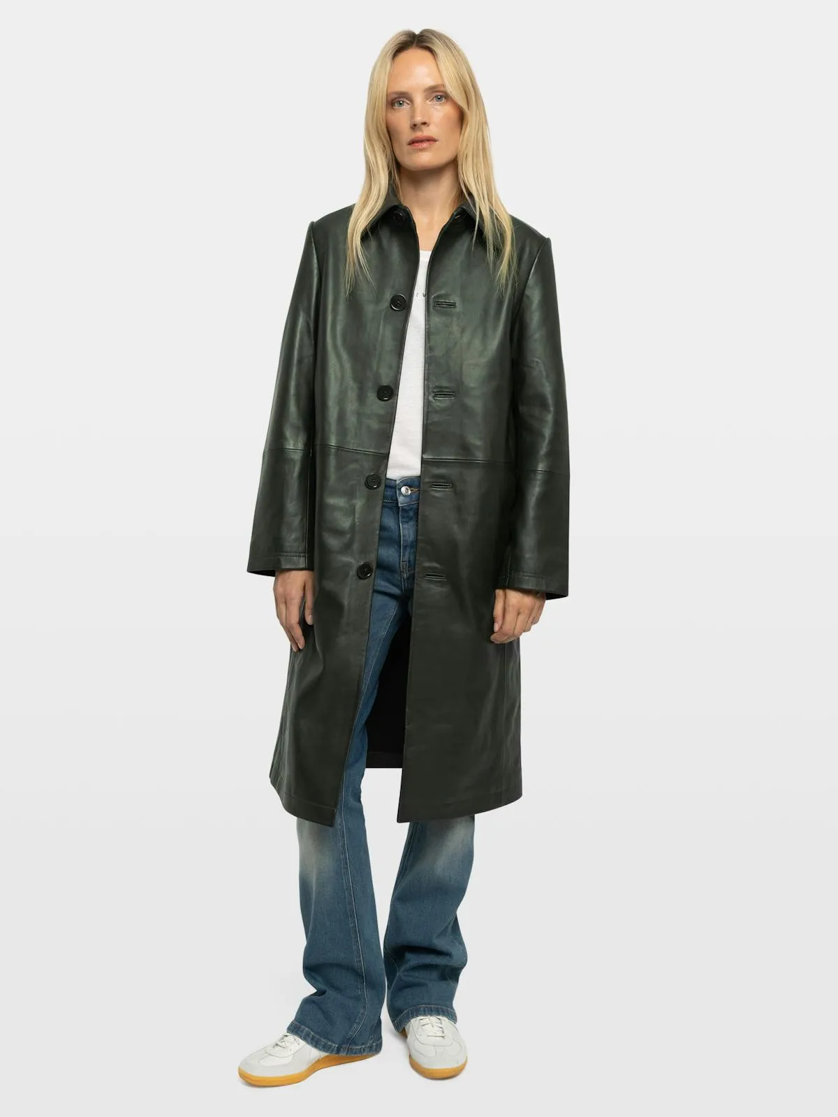 Manteau Mentlyr Cuir