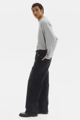 Loose Jeans - Noir denim — photo 3