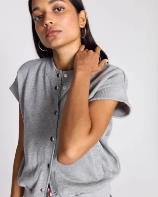 Sweat-shirt James gris — photo 3