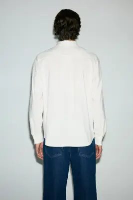 Chemise Four-way Stretch - Blanc — photo 3
