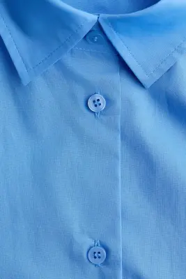Chemise de plage oversize - Bleu — photo 5