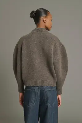 CARDIGAN LEONARD MARRON GLACÉ — photo 2
