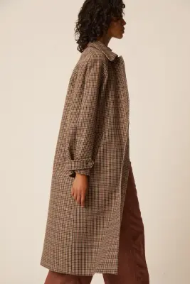 Manteau Yonique Carreau Grand Pa — photo 5