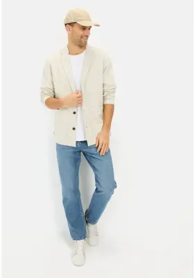 CAMEL ACTIVE VESTE LIN Beige — photo 4