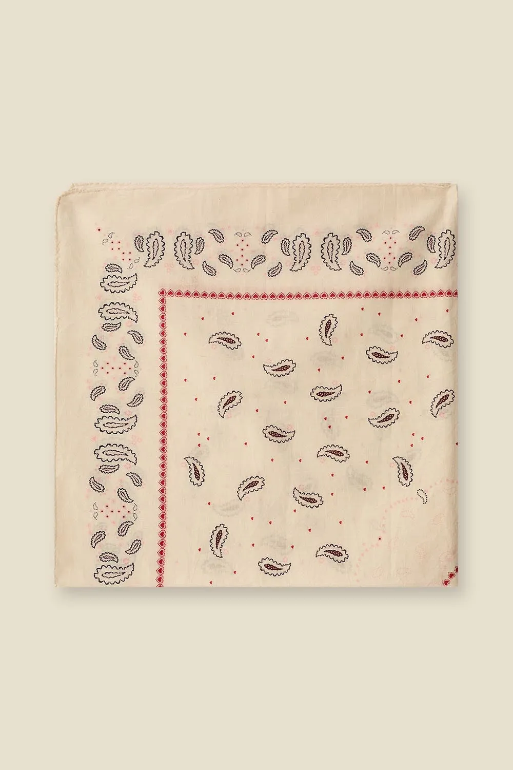 Foulard Nypette Paisley Sable