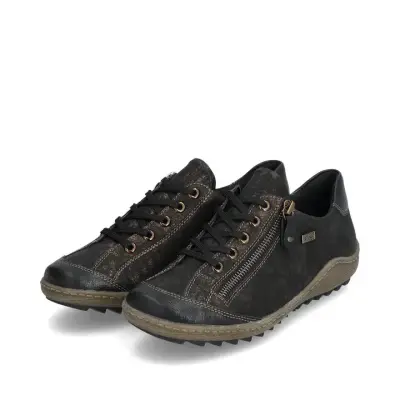 Baskets Remonte R1402-07 Noires - Lacets Grande Pointure Femme — photo 3
