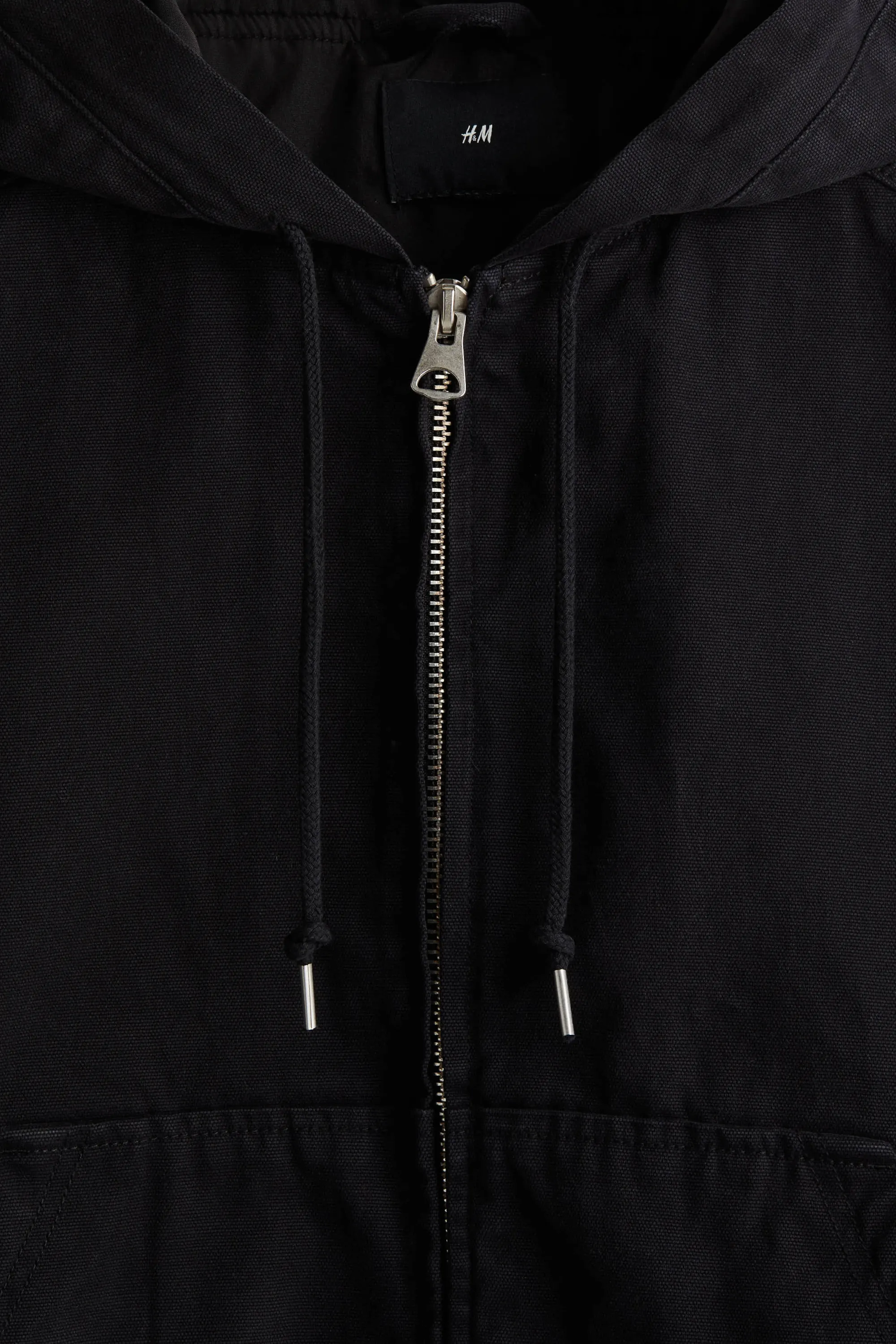 Veste workwear à capuche - Noir