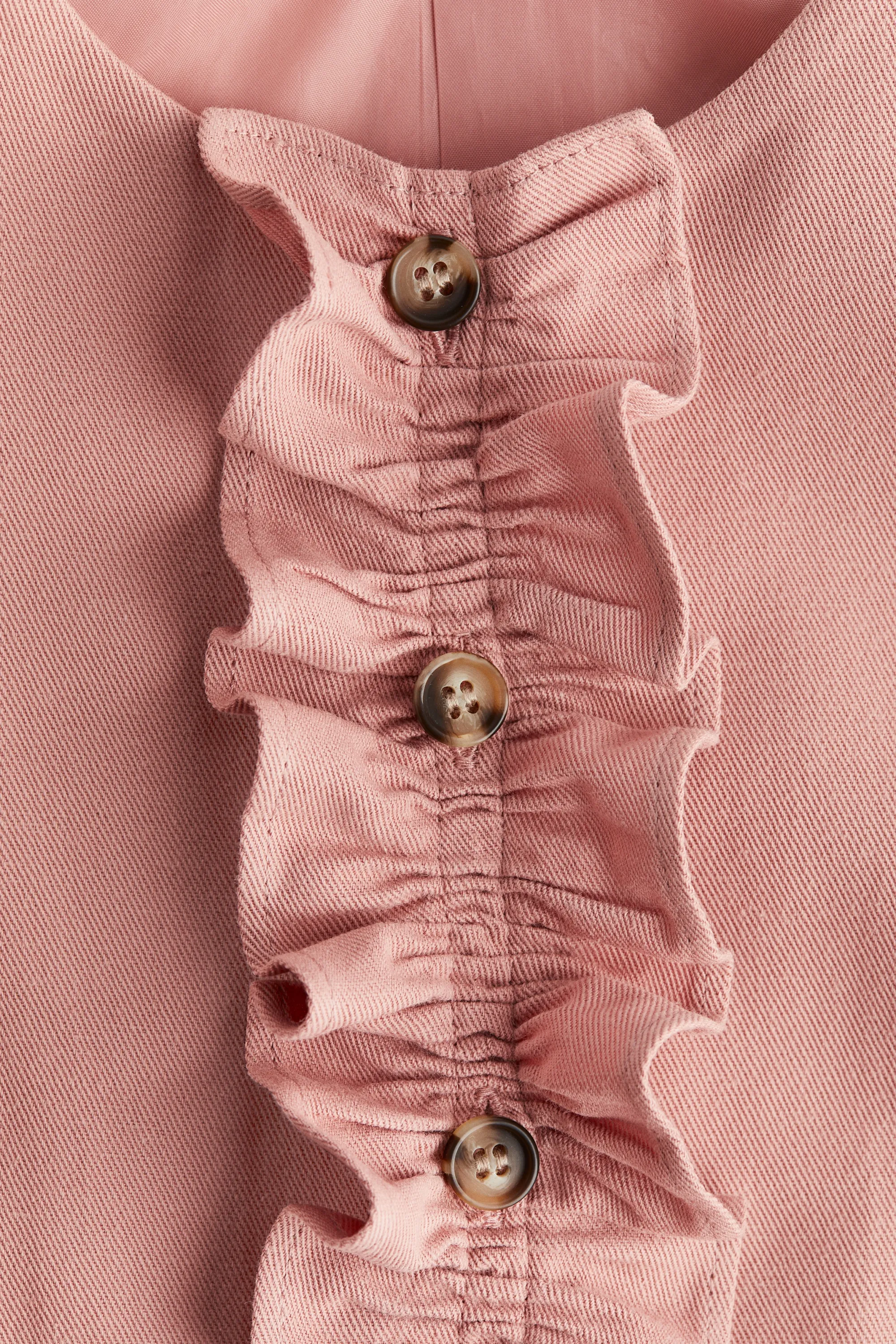 Gilet sans manches ruché - Rose