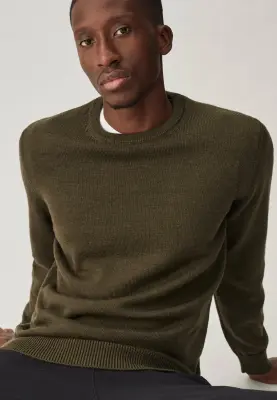 Le pull épais - Vert