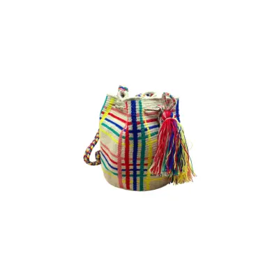 Sac Blanc & Multicolore  - Sélection Joée — photo 1