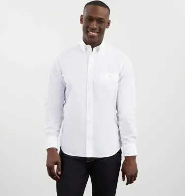 EDEN PARK CHEMISE HABILLEE COTON Blanc — photo 3