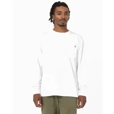 DICKIES TEE SHIRT MANCHES LONGUES Blanc — photo 1