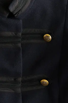 Veste à boutons - Bleu marine — photo 5