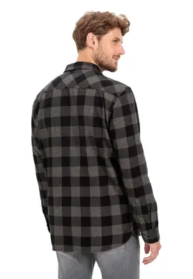 CAMEL ACTIVE CHEMISE CARREAUX Noir Gris — photo 2