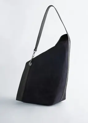 Sac cabas oversize - Bleu foncé — photo 2
