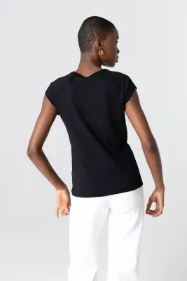 T-shirt in lyocell, tencel et coton organique — photo 4