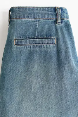 Jean très large avec taille de hauteur classique - Bleu denim — photo 2