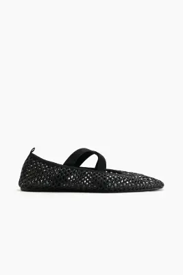 Ballerines tressées - Noir — photo 1