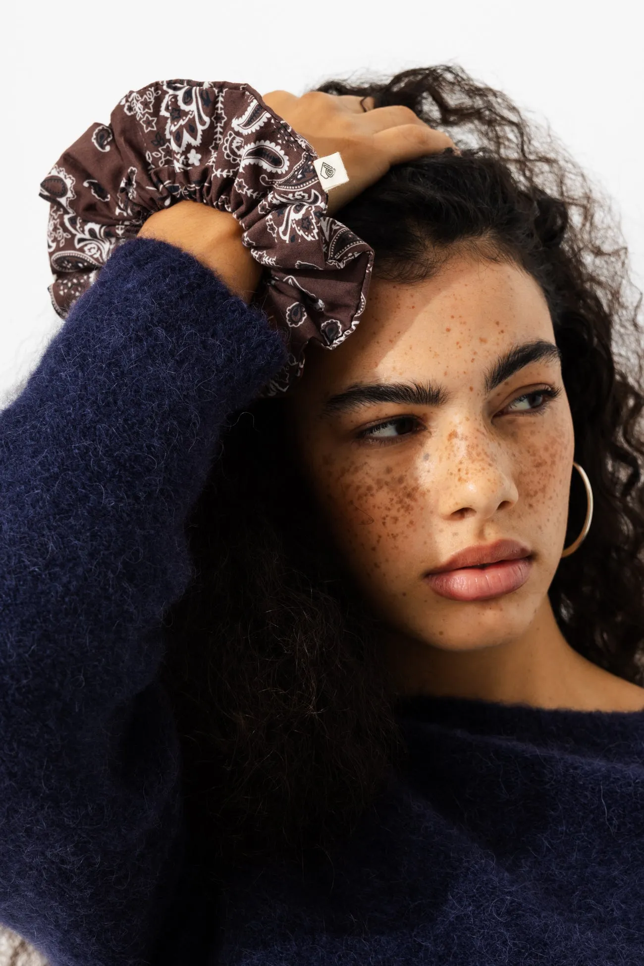 Chouchou motif bandana Femme