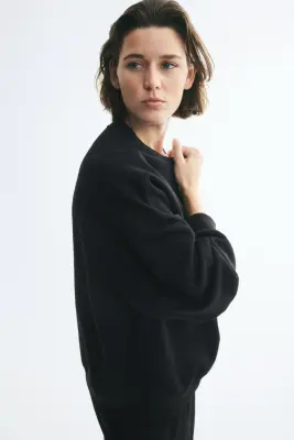 Sweat oversize - Noir — photo 4