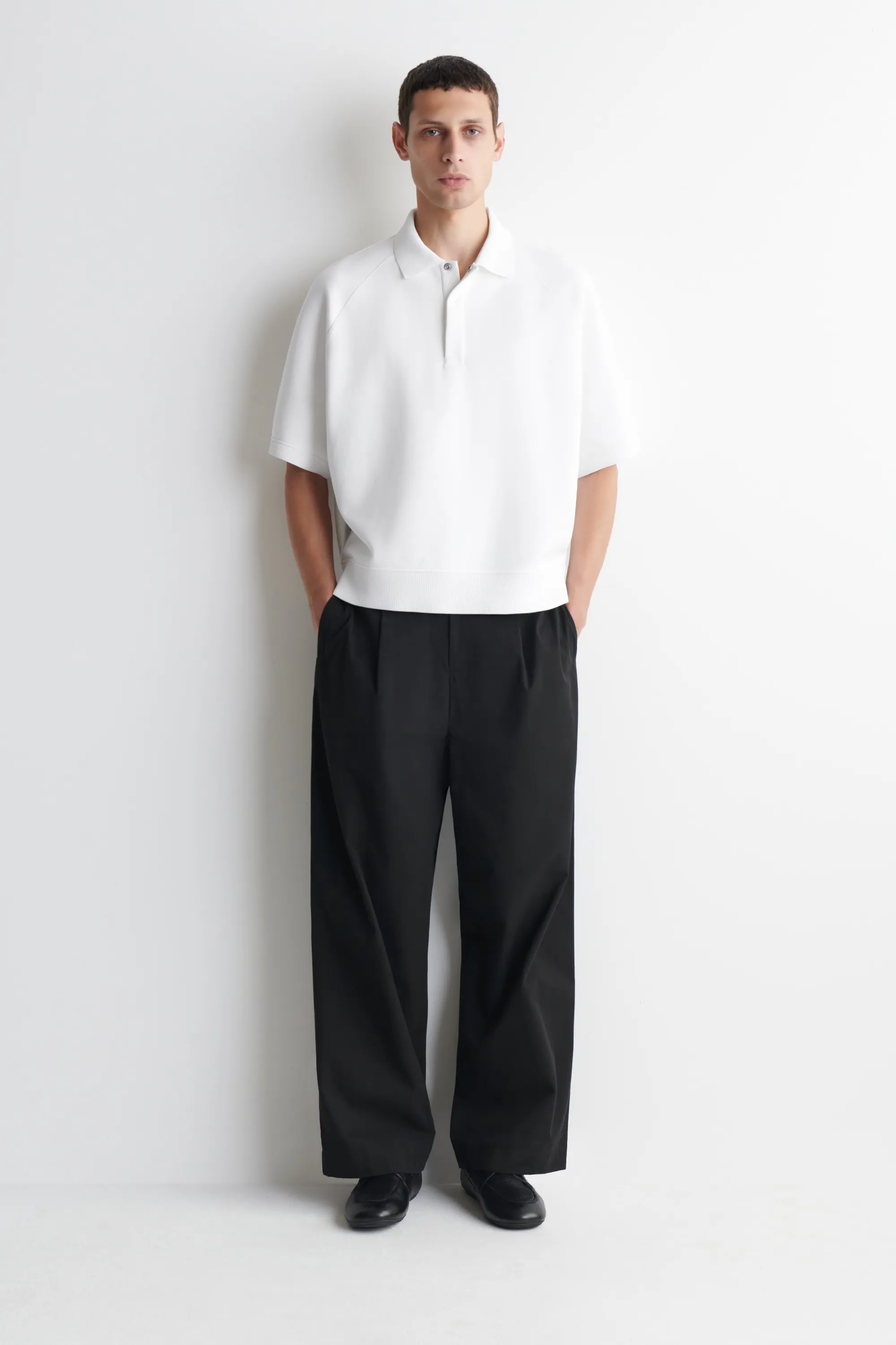 POLO EN JERSEY DE NÉOPRÈNE - BLANC