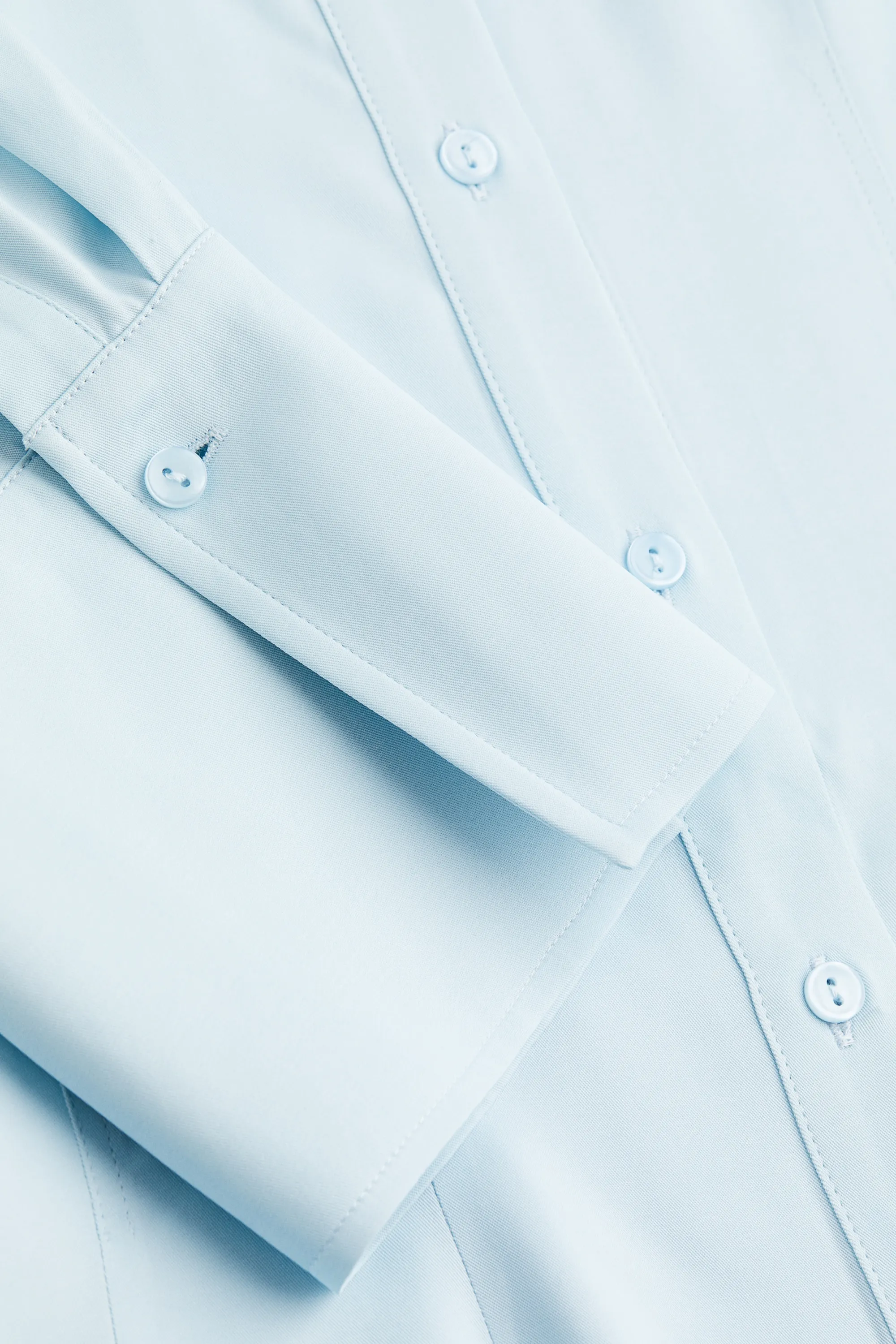 Blouse avec taille cintrée - Bleu clair