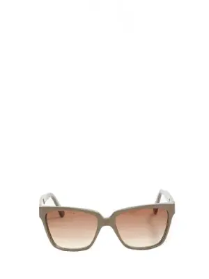 Lunettes de soleil monture gris taupe et verres dégradés bruns Prix boutique 250€ — photo 1