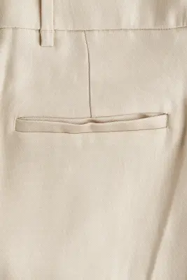 Pantalon chic à jambes larges - Beige clair — photo 1
