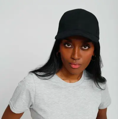 Casquette Sasha Unisexe Noir — photo 3
