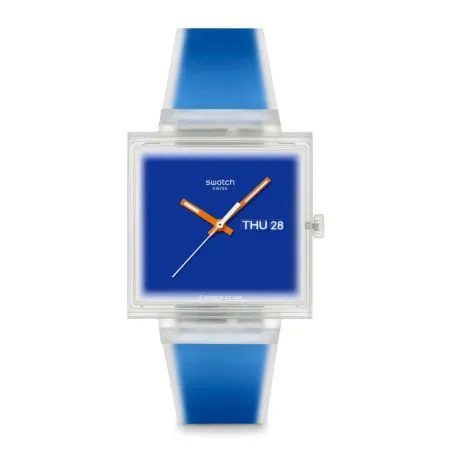 Montre Swatch SO38K701 - WHAT IF...SEE THRU BLUE?