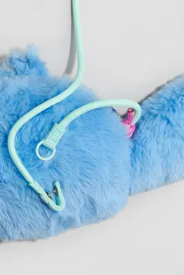 Sac crossbody duveteux - Bleu/Lilo et Stitch — photo 2