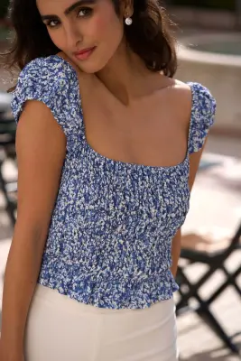 Lucy Smocked Top — photo 3