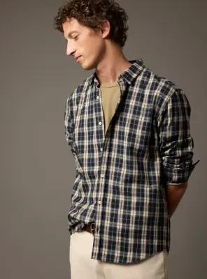 Chemise Mercer Chrome/Cèdre — photo 1